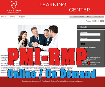 Order Now!!! PMI's Risk Management Professional (PMI-RMP) Exam Prep Training - On Demand Learning